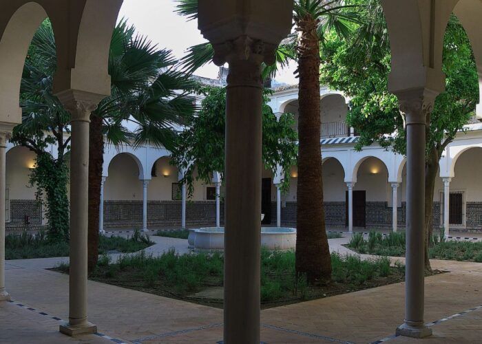 Convent cloister in Seville Cloister of a historic convent in Seville