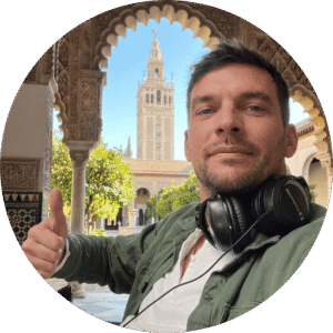 Edu Ballesteros, author of the Seville travel guide
