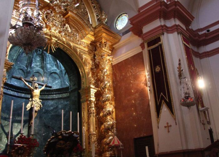 Basilica of El Cachorro The Christ of El Cachorro inside its basilica in Triana, Seville